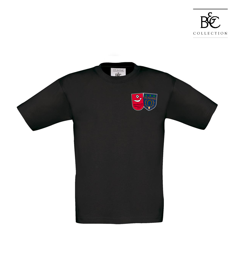 B&C Kinder T-Shirt Black "Anton"