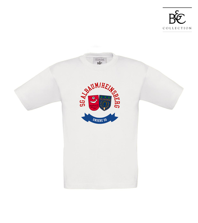 B&C Kinder T-Shirt White "Bono"