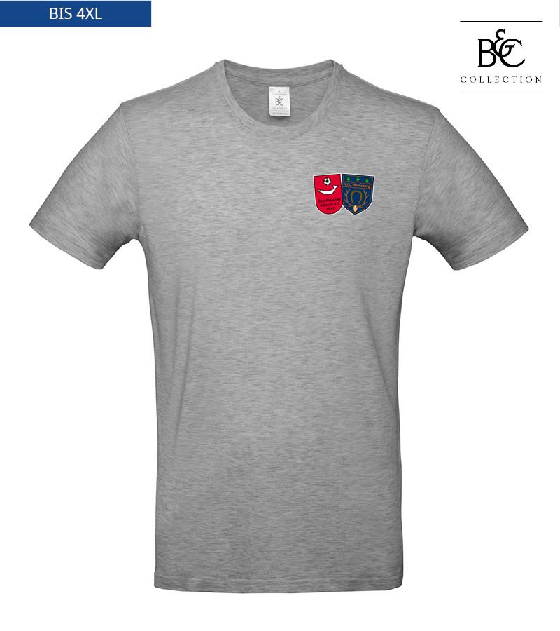 B&C Herren T-Shirt Sports Grey "Anton"