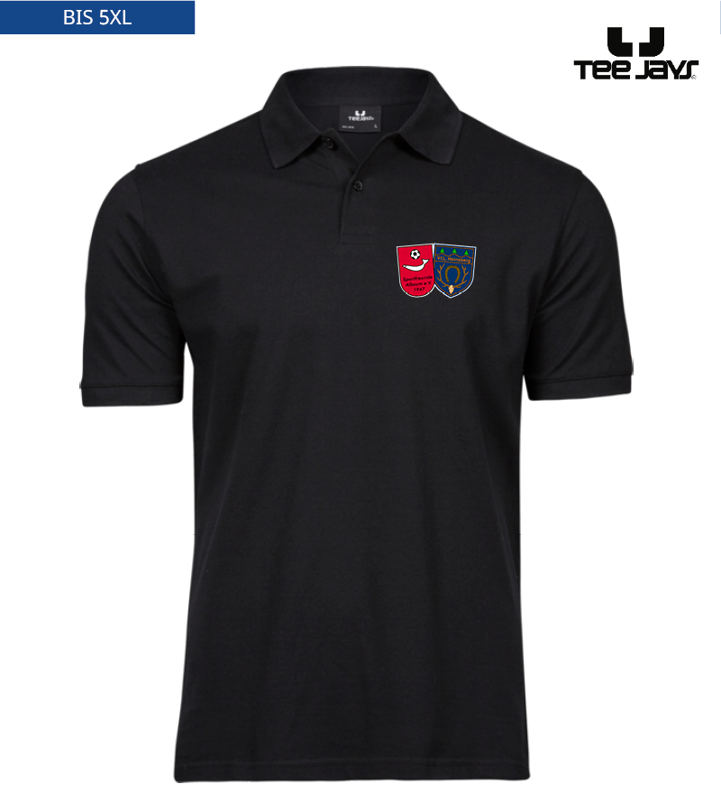 Tee Jays Herren Heavy Polo-Shirt Black "Anton"